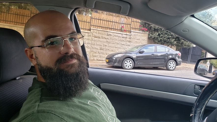 Yazan Risheq on the streets of East Jerusalem