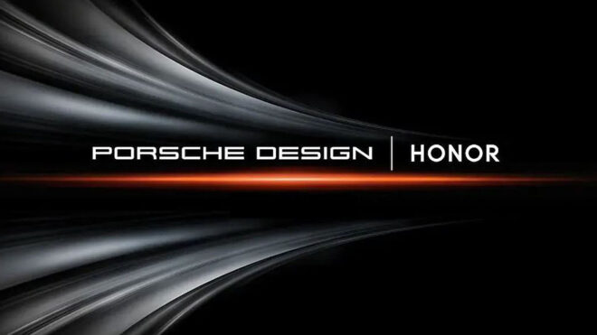 A smart device signed by Honor and Porsche Design is