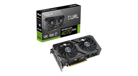 Asus GeForce RTX 4070 SUPER 12 GB revealed