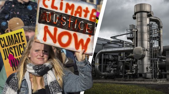 Climate protest in Utrecht for the end of gas