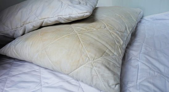 Do your pillows have yellow stains Heres how to wash