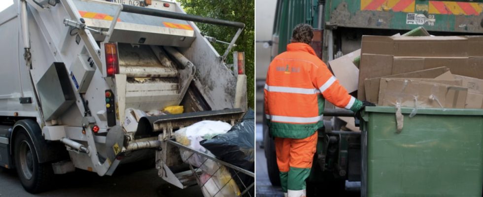 Garbage truck accidentally drove on private road forced to