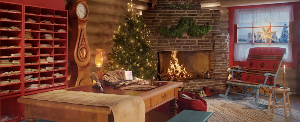 Help Santa sort his mail and stay in his cabin