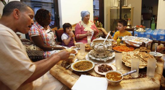 Iftar the meal to break the Muslim fast listed as