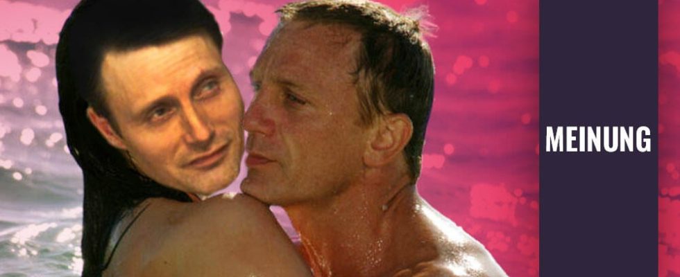 James Bond finally has to start kissing men