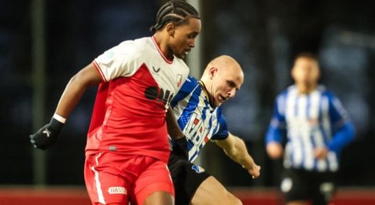 Jong FC Utrecht suffered a hard defeat at home against