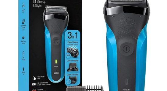 No more hairdresser expenses Braun 3 Series 310 BT BLU