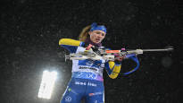 The Swedish biathlon star spent Christmas isolated in the basement