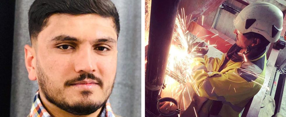 Welder Bashir 25 died in the elevator accident in Sundbyberg