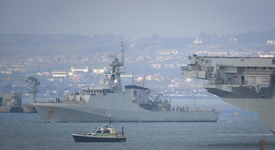 a military ship sent to support Guyana