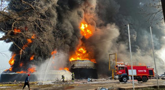 after the explosion of the main depot the fuel supply