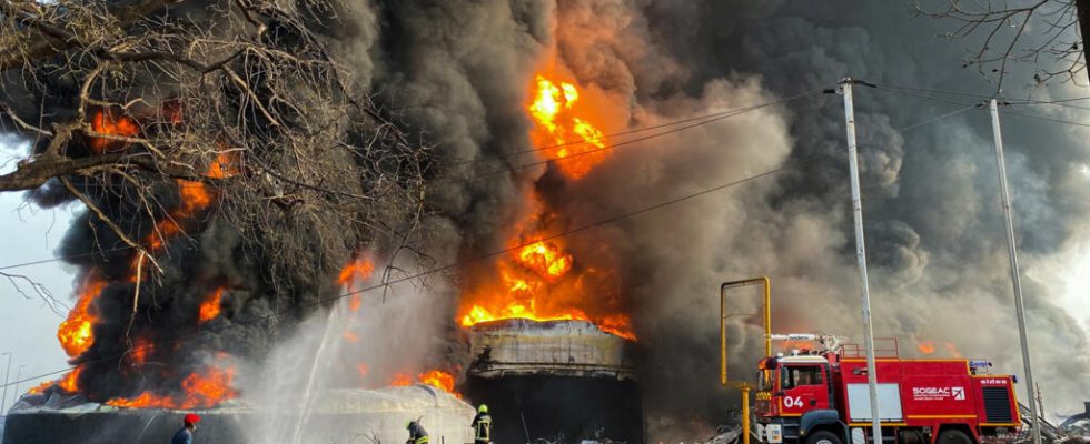 after the explosion of the main depot the fuel supply