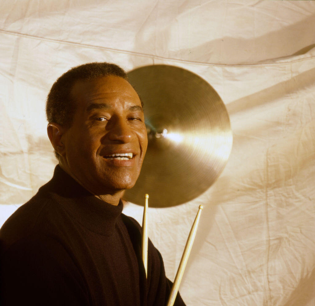 Portrait of Max Roach in 1989.