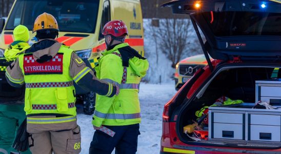 Accident with train in Uddevalla shuttle has collided with