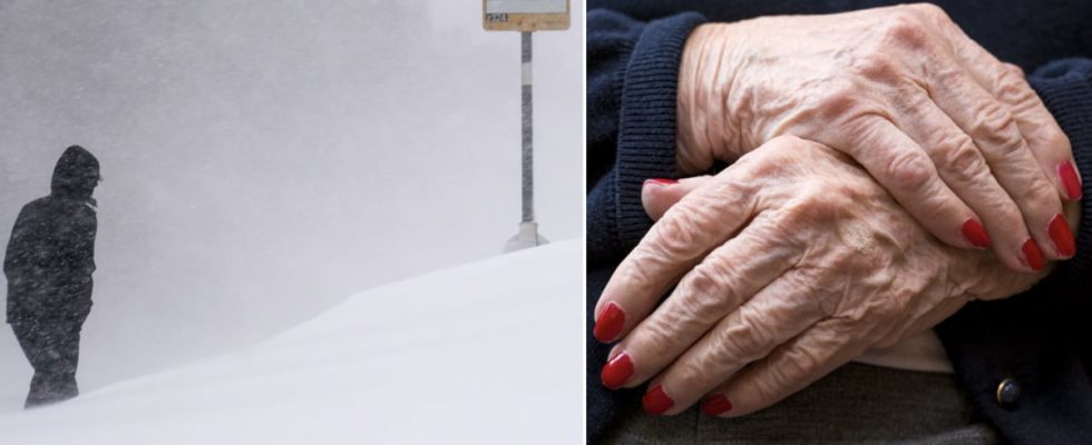 Dementia patient found severely hypothermic released alone into the