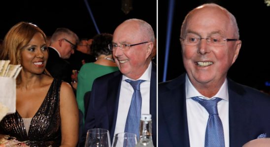 Here Sven Goran Svennis Eriksson is celebrated at the Sports Gala