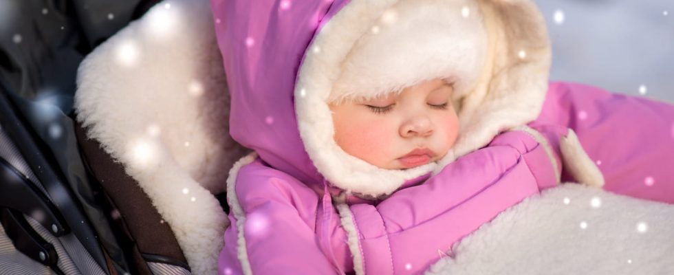 In this country babies nap under the snow