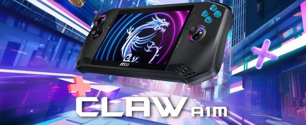 MSI Claw Handheld Console Comes with Intel Core