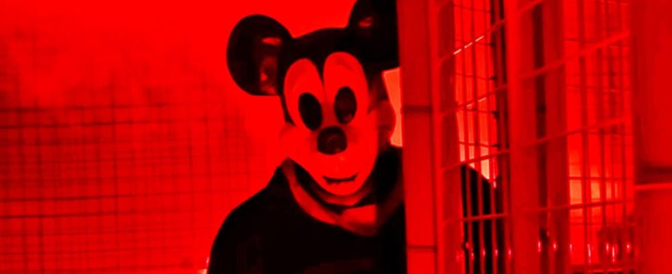 Now the Disney icon becomes a horror villain and here