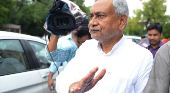 Opposition figure in the north of the country Nitish Kumar