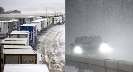 Over 300 cars stuck in the snow chaos