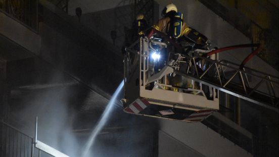 Several homes were briefly evacuated after the Veenendaal apartment fire