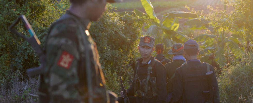 The Burmese rebellion has captured the town of Laukkaing near