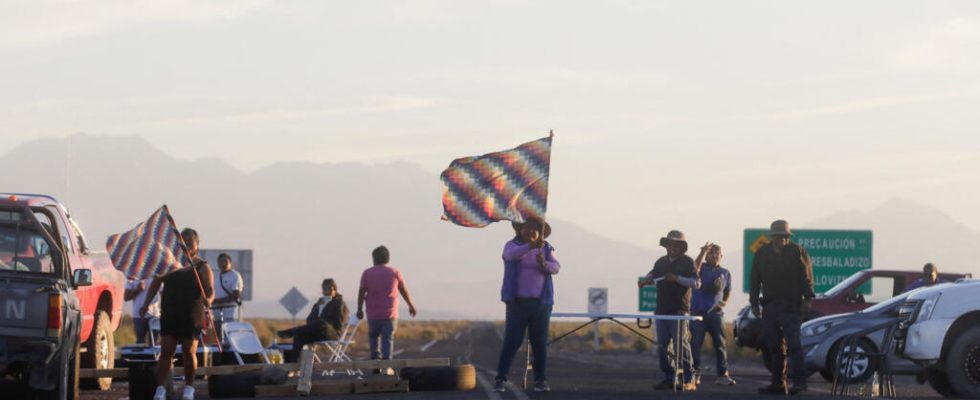 despite concern end of mobilization around the lithium extraction site