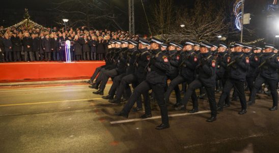 in Bosnia Herzegovina new nationalist parade of the Serbian world