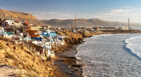 residents of the village of Imsouane renowned for its surfing