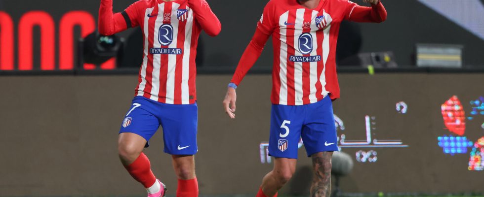 the coronation of Griezmann king of the Atletico goleadors