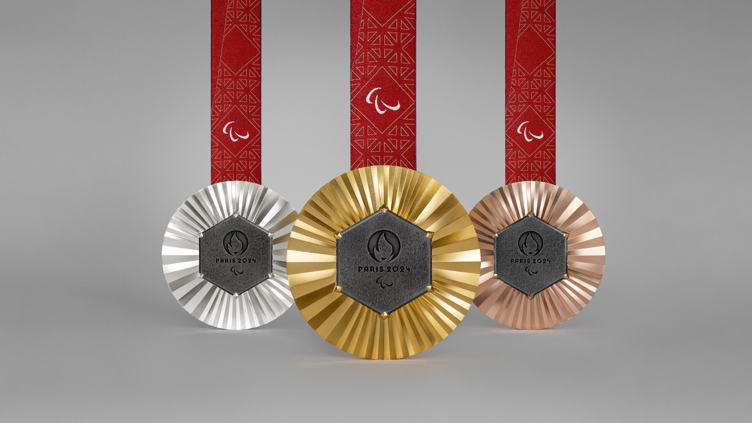 The medals from the Paris 2024 Paralympic Games.