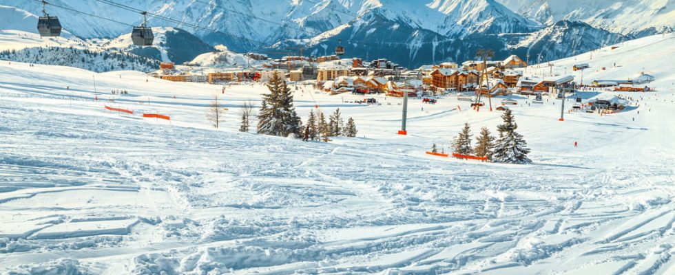 Alpe dHuez one of the best ski resorts in France