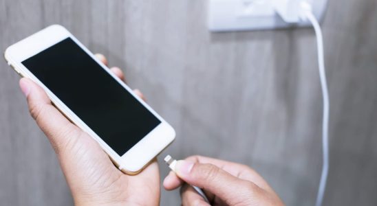 By charging your phone in an airport or train station