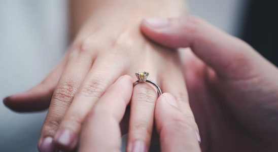 Couple the bigger the engagement ring the shorter the marriage