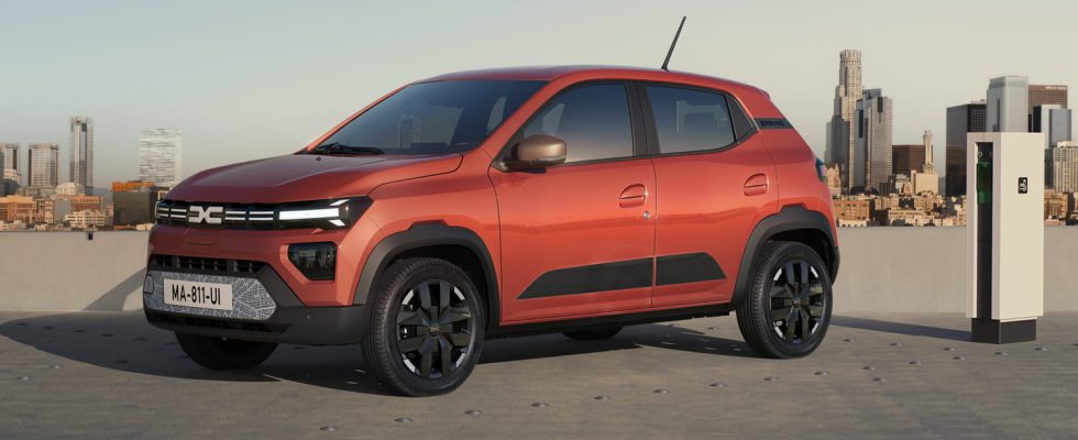 Dacia Spring new more modern look for the small electric