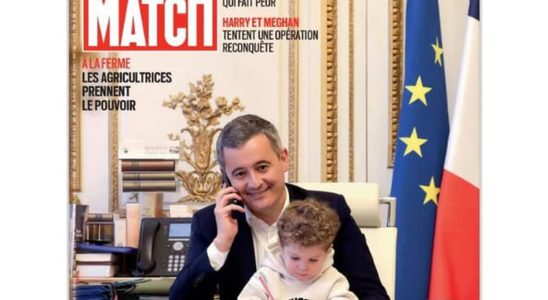 Darmanin in Paris Match his children very exposed is it