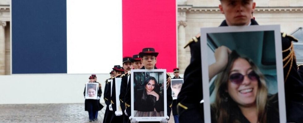 French victims honored at the Invalides