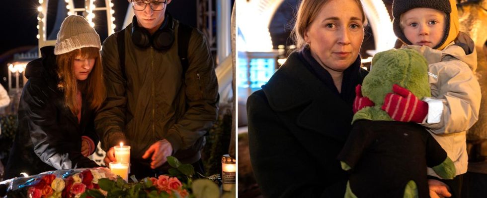 Hundreds of Gothenburg citizens gather at Liseberg after the Ocean