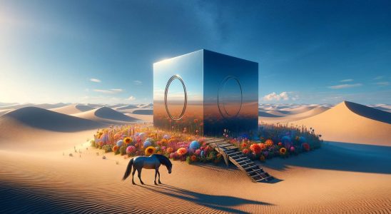 Imagine a cube in the desert… this personality test reveals