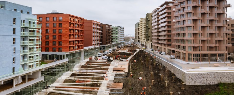 Inauguration of the Olympic village five months before the 2024