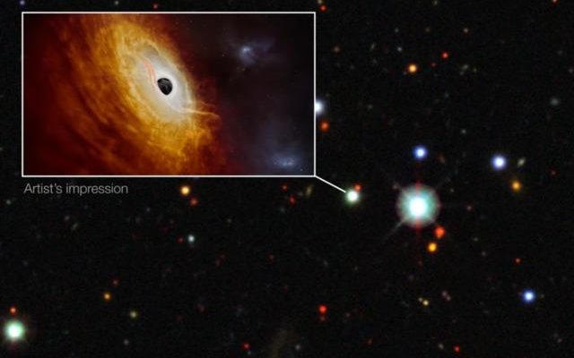 It was discovered 12 billion light years away from Earth