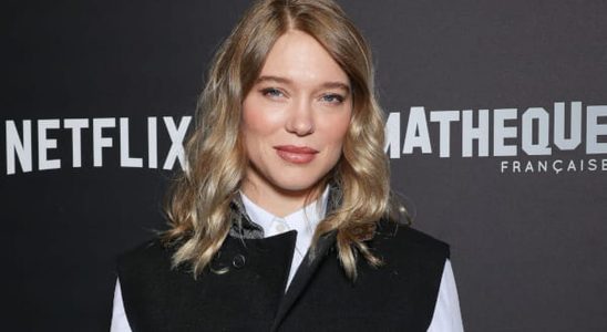 Lea Seydoux plays the Hollywood star with a voluminous blow dry