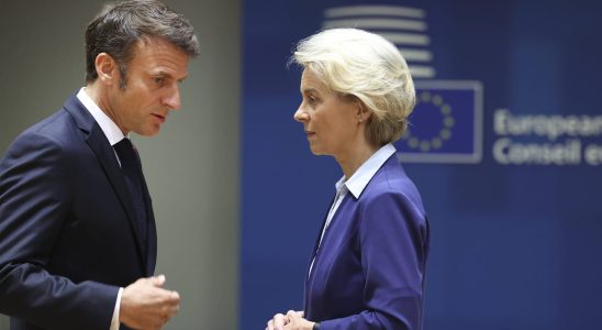 Macron and Von der Leyen in full arm wrestling