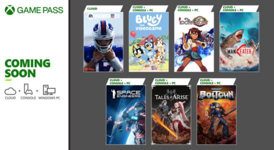 New games to be added to Xbox Game Pass service