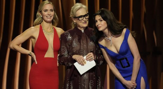 SAG Awards The iconic Devil Wears Prada trio succumbs to