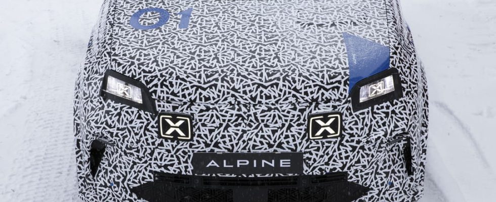 The first electric Alpine is arriving