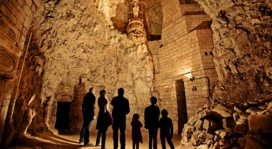 The underground city of Naours in the Somme