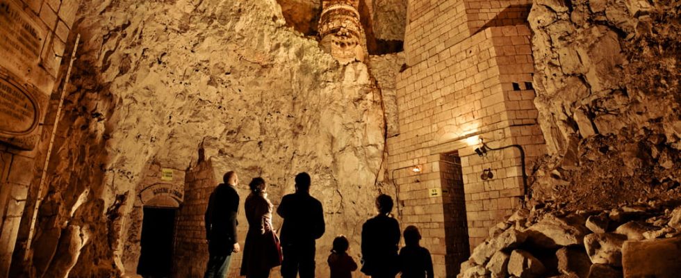 The underground city of Naours in the Somme