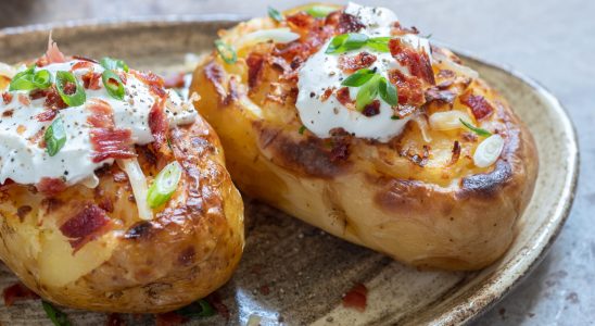 This baked potato recipe is foolproof theyre crispy in just